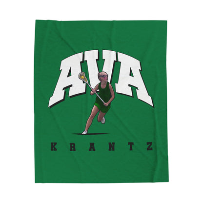 Ava Krantz Velveteen Plush Blanket
