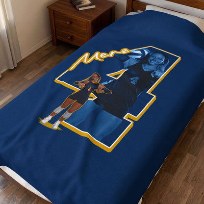 Mallory Merz Velveteen Plush Blanket