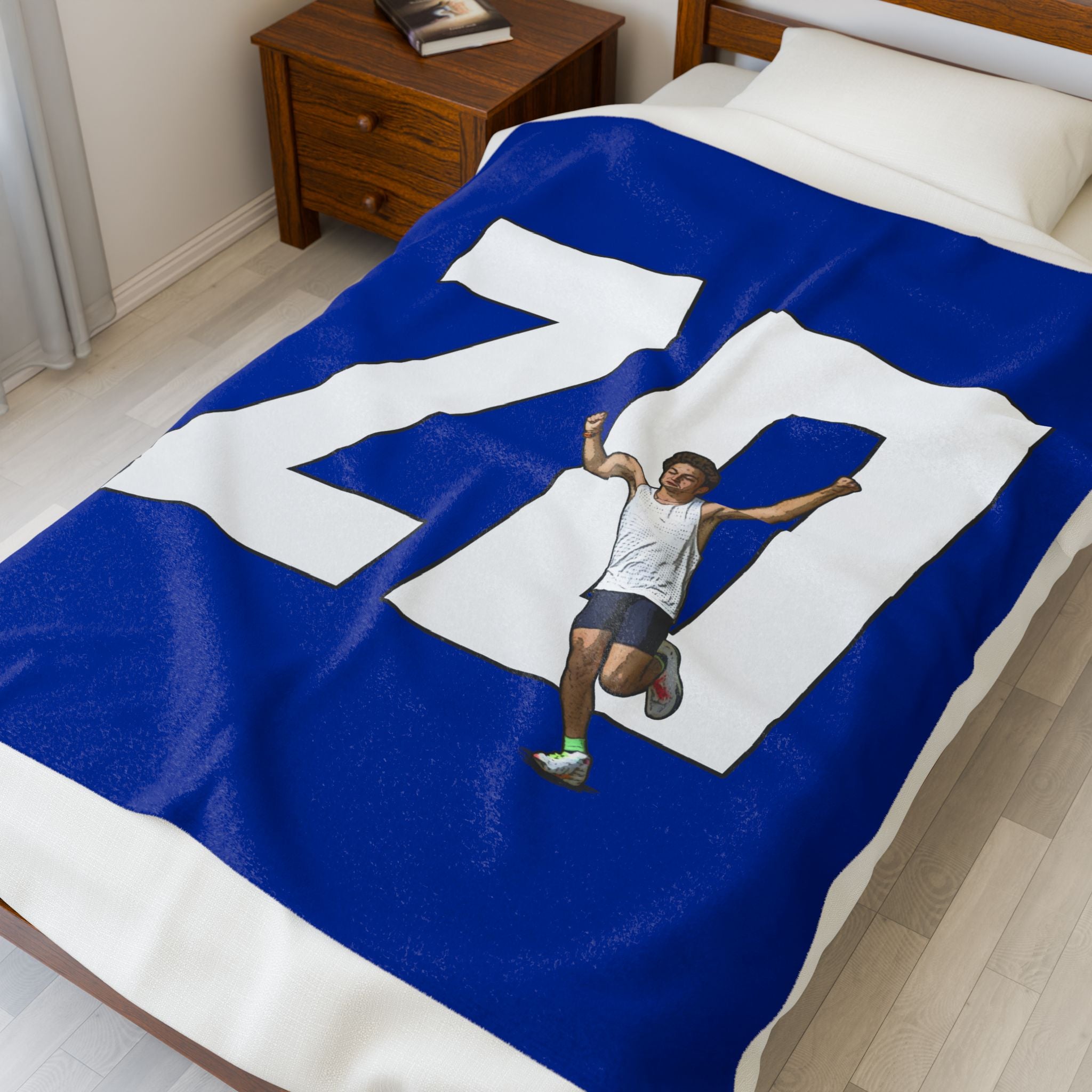 Lorenzo Lopes Velveteen Plush Blanket