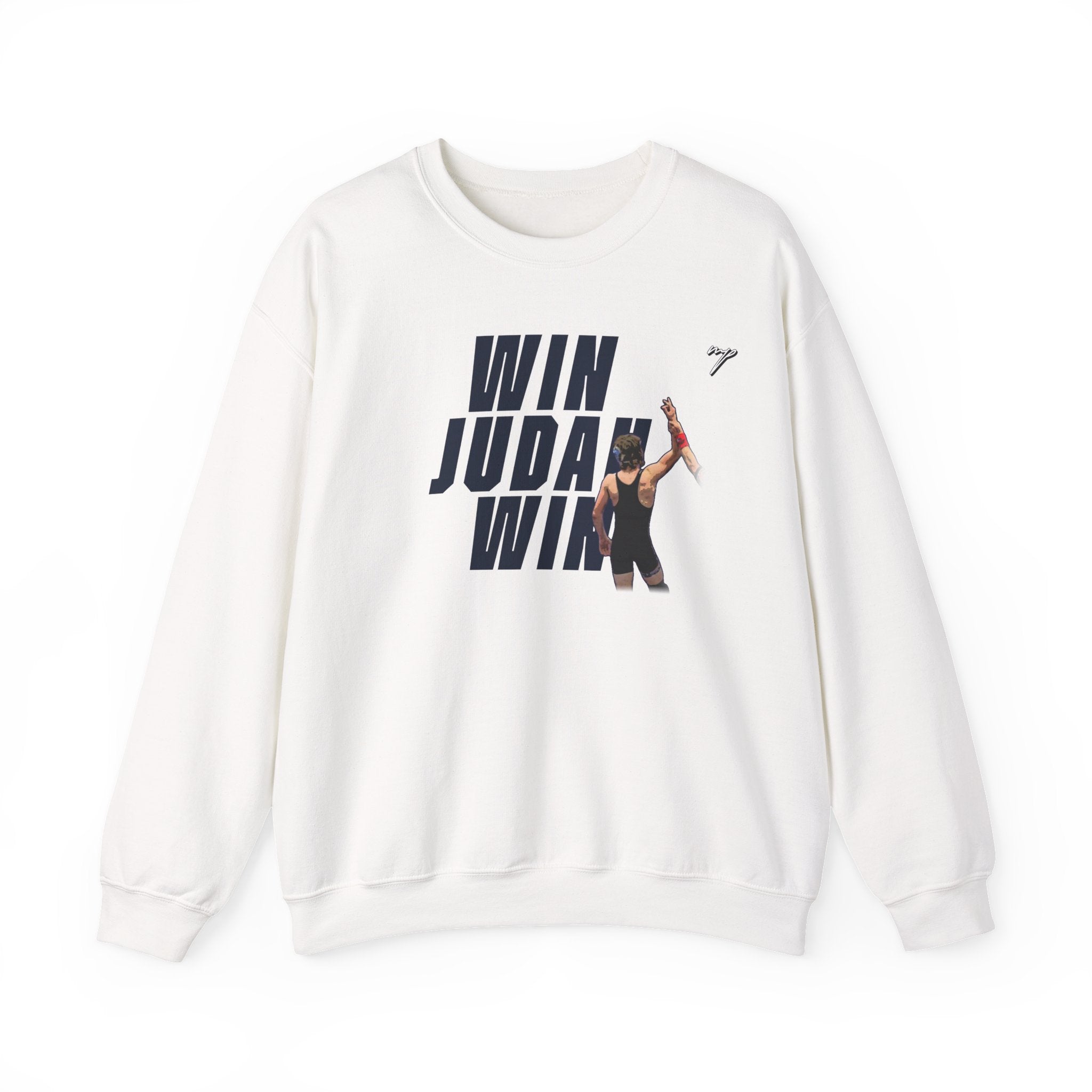 Judah White Crewneck