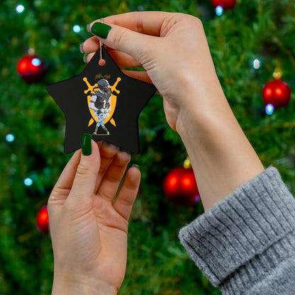 Ethan Mills Ceramic Ornament