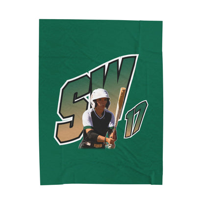 Shelby Westler Velveteen Plush Blanket