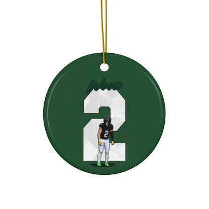 Ethan Wood Ceramic Ornament