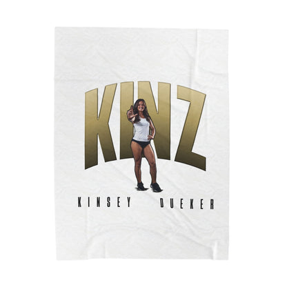 Kinsey Dueker Velveteen Plush Blanket