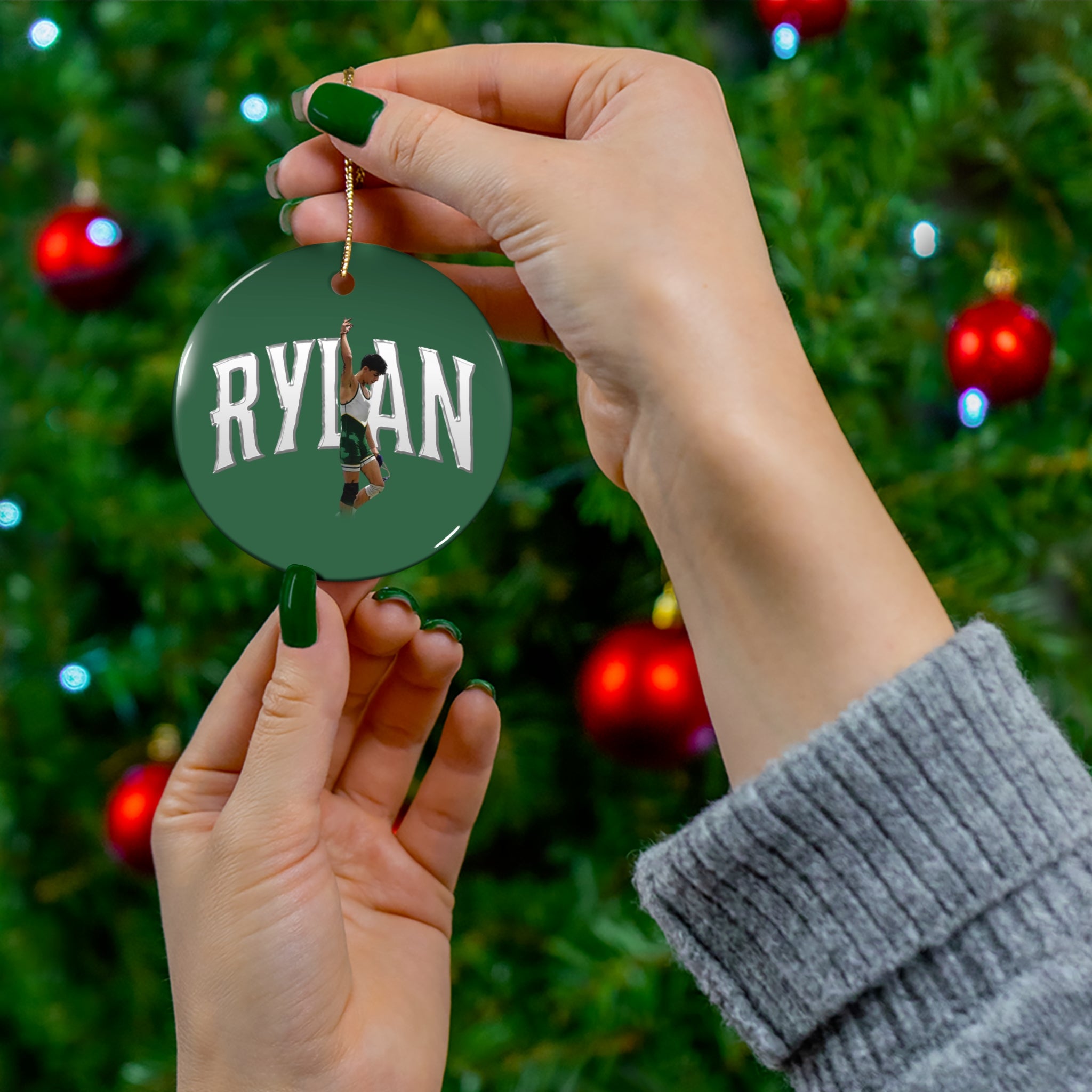 Rylan Milian Ceramic Ornament