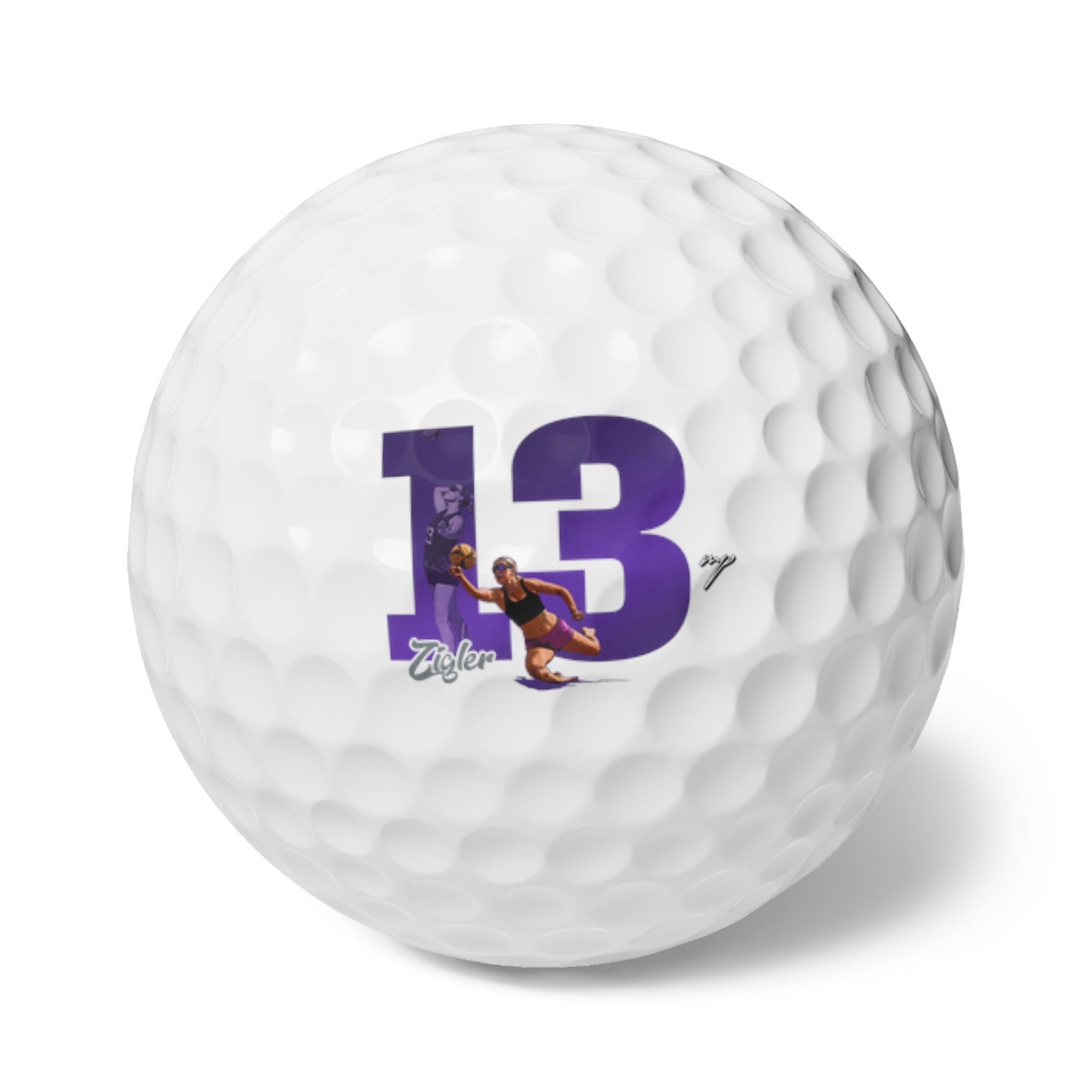 Cameron Zigler Golf Balls, 6pc
