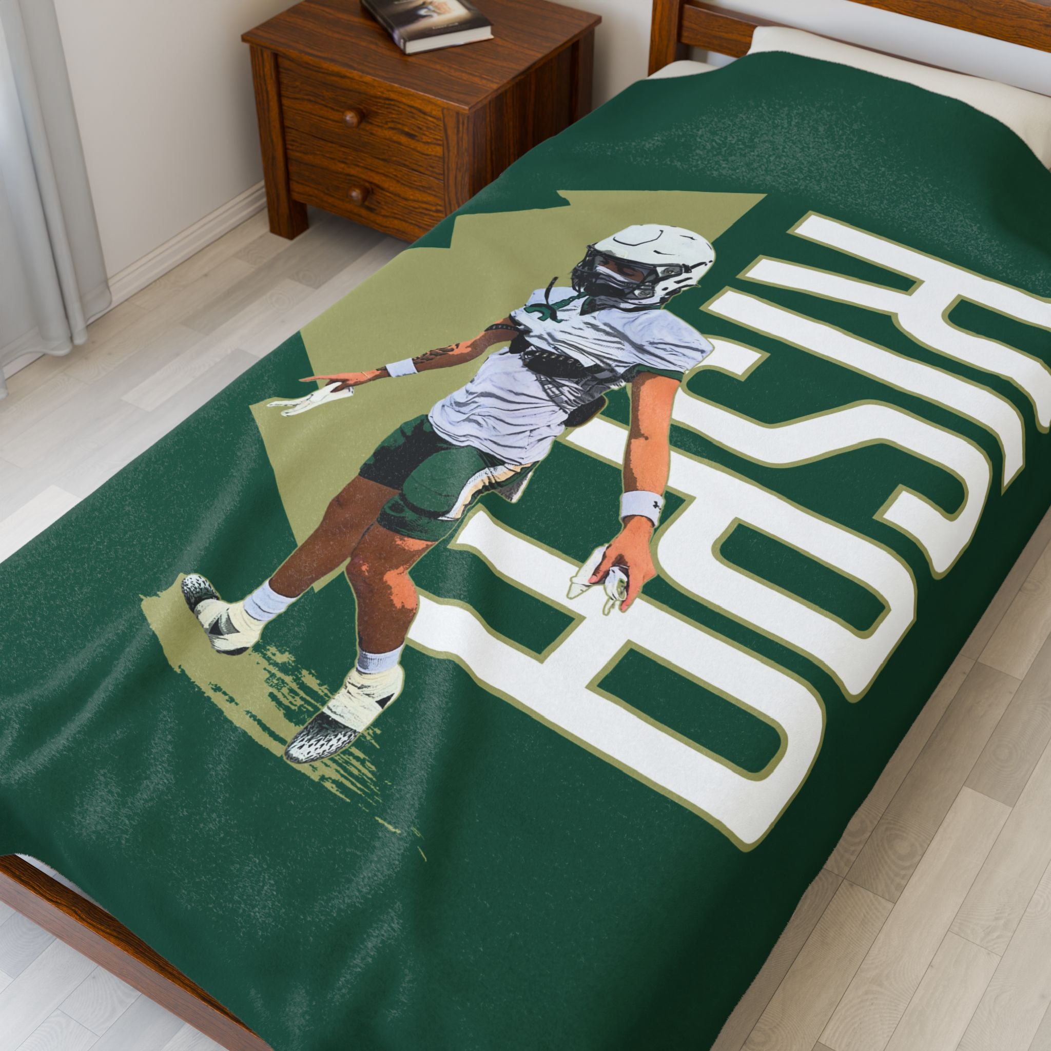 Nickolas Rispa Velveteen Plush Blanket