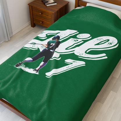 Lily Hickman Velveteen Plush Blanket