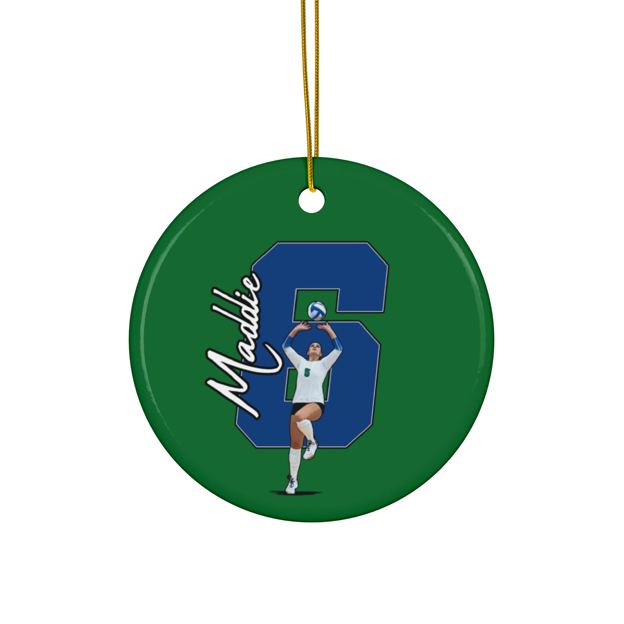 Maddie Mire Ceramic Ornament