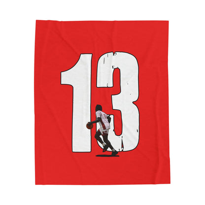 Michael Okello Velveteen Plush Blanket