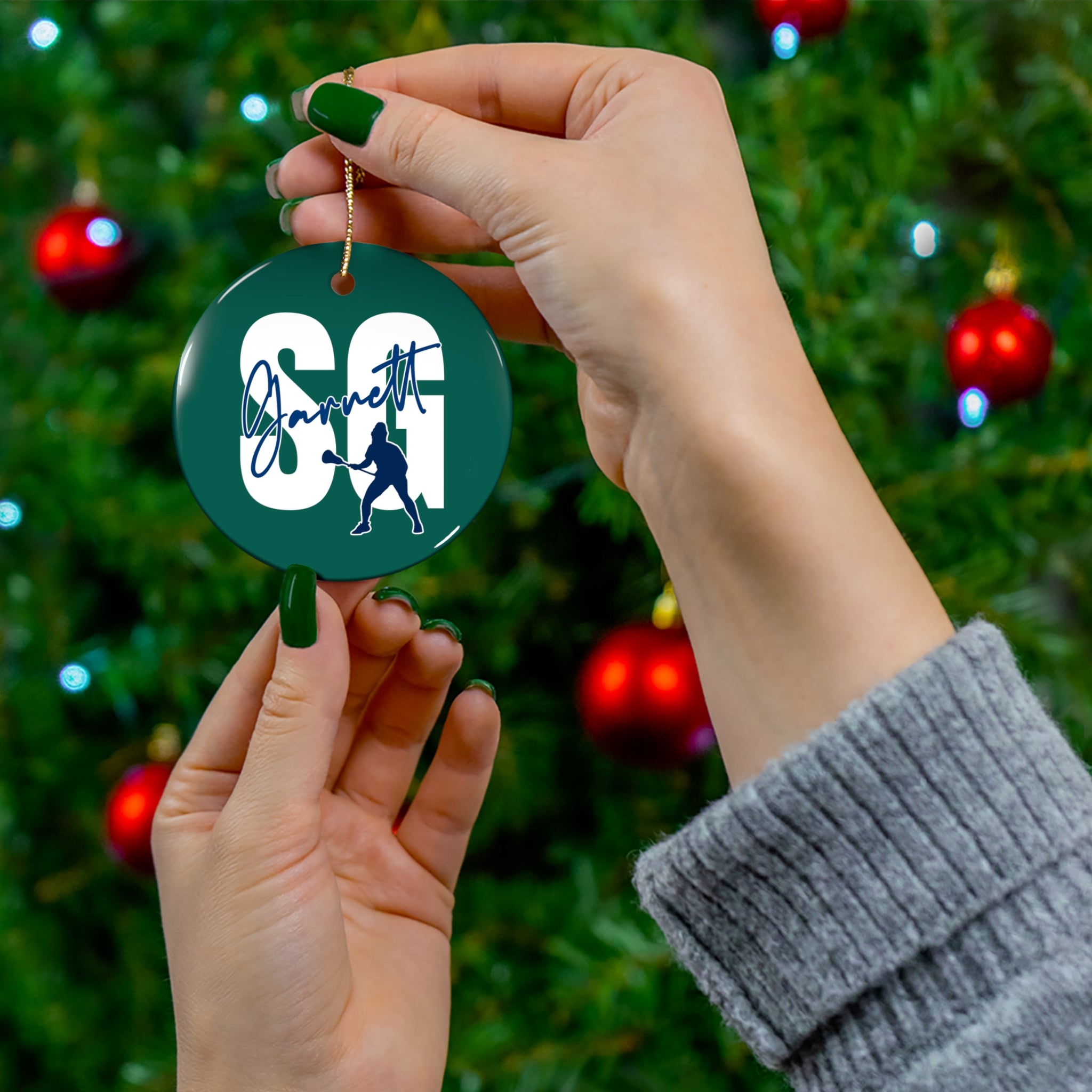 Sophia Garnett Ceramic Ornament
