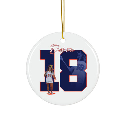 Carlie Desimone Ceramic Ornament