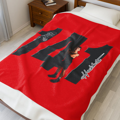 Hudson Hackbarth Velveteen Plush Blanket