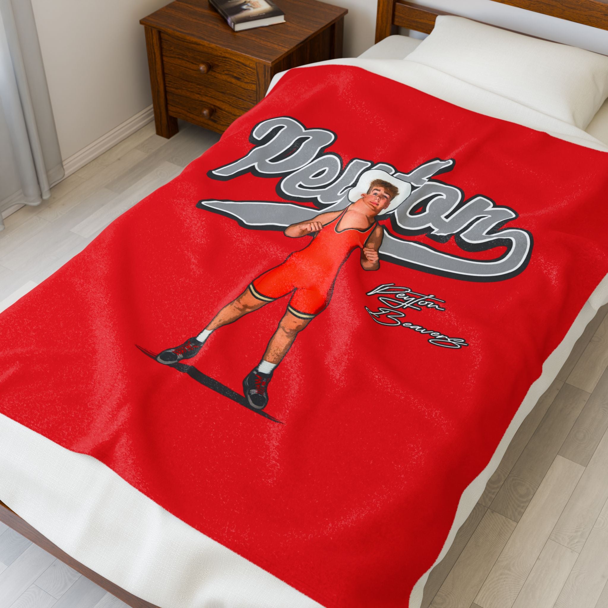 Peyton Beavers Velveteen Plush Blanket