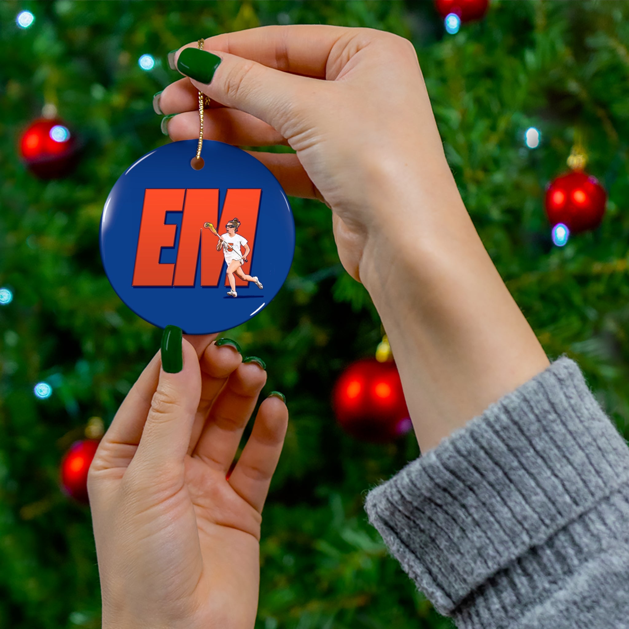 Emma Muchnick Ceramic Ornament