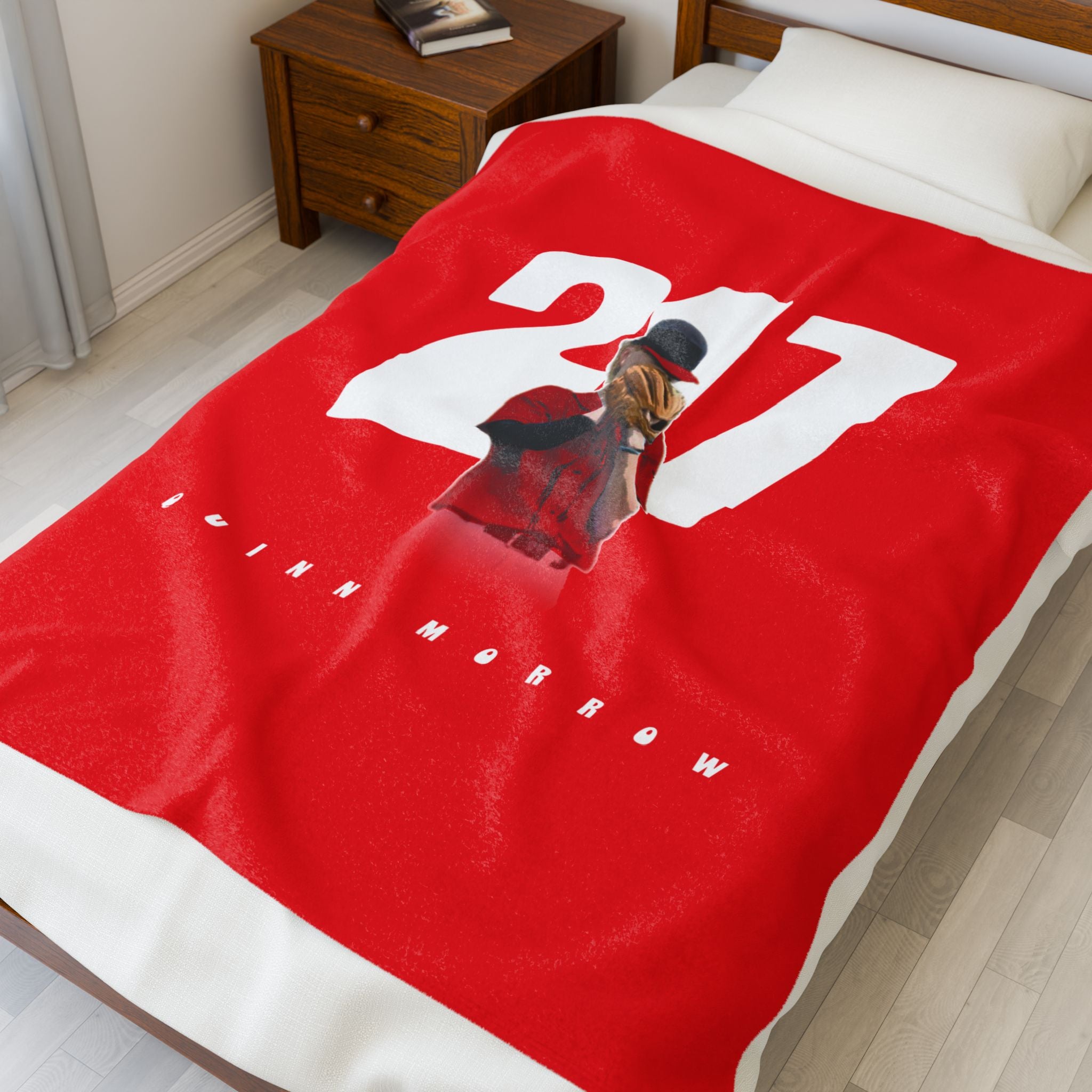 Quinn Morrow Velveteen Plush Blanket