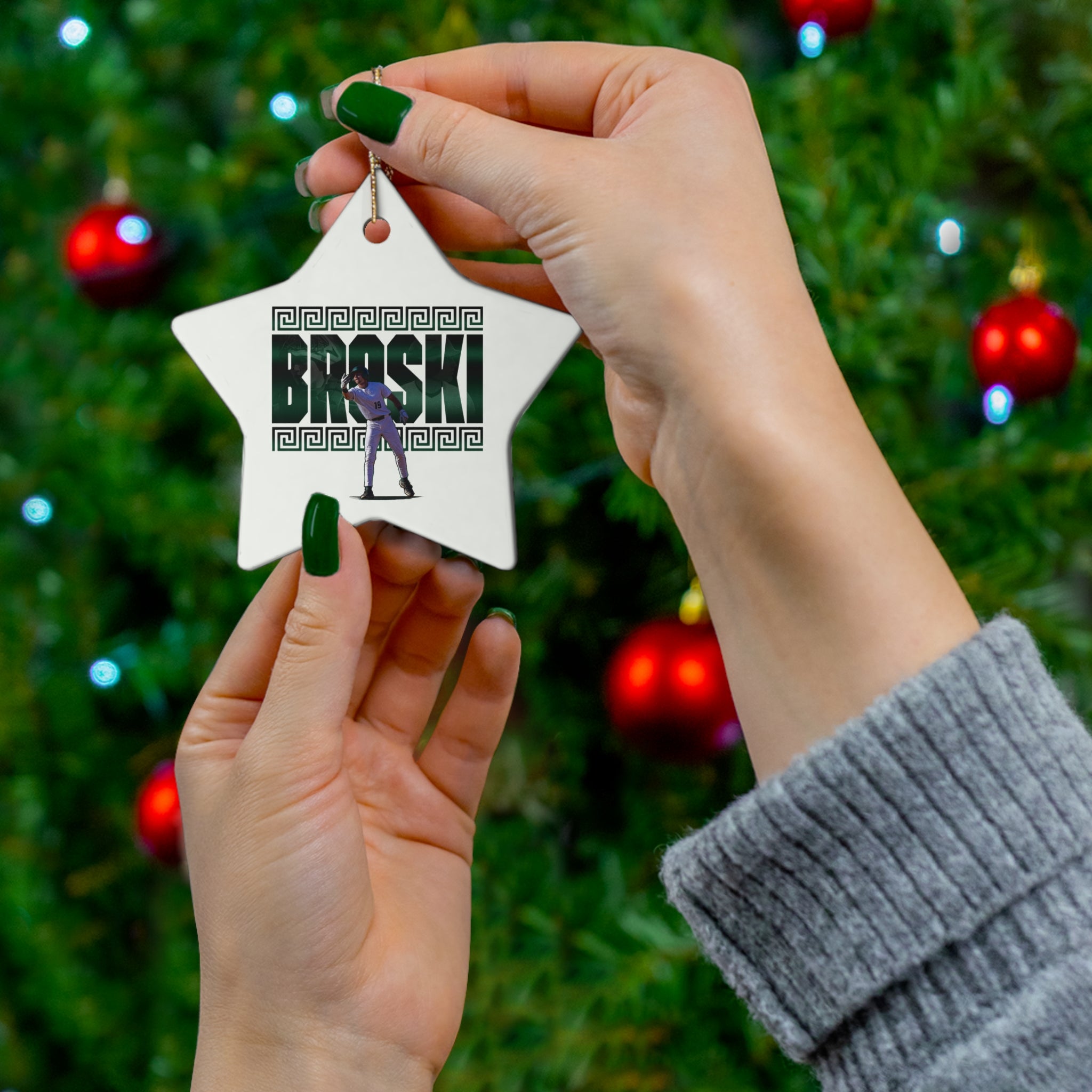 Adam Broski Ceramic Ornament