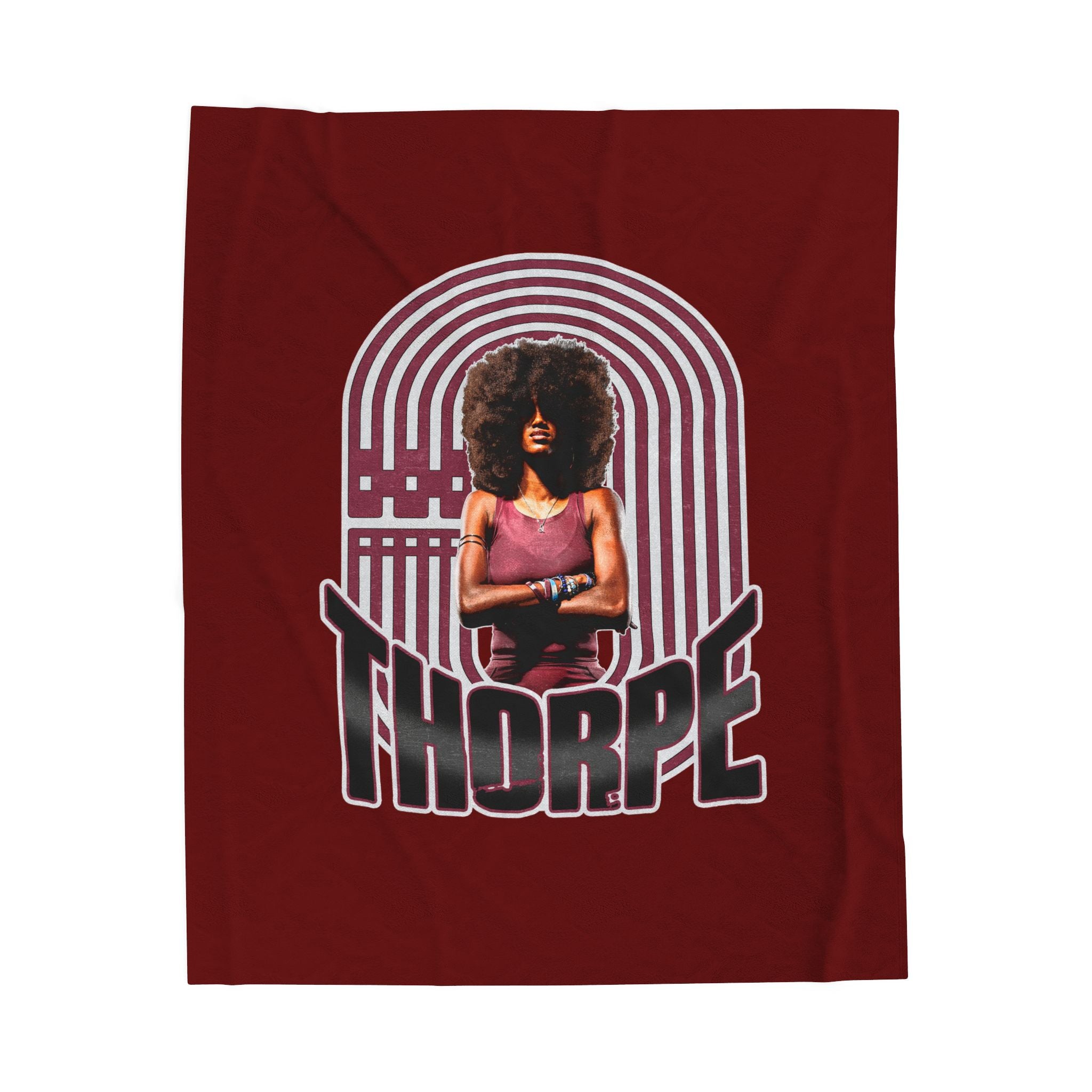 India Thorpe Velveteen Plush Blanket