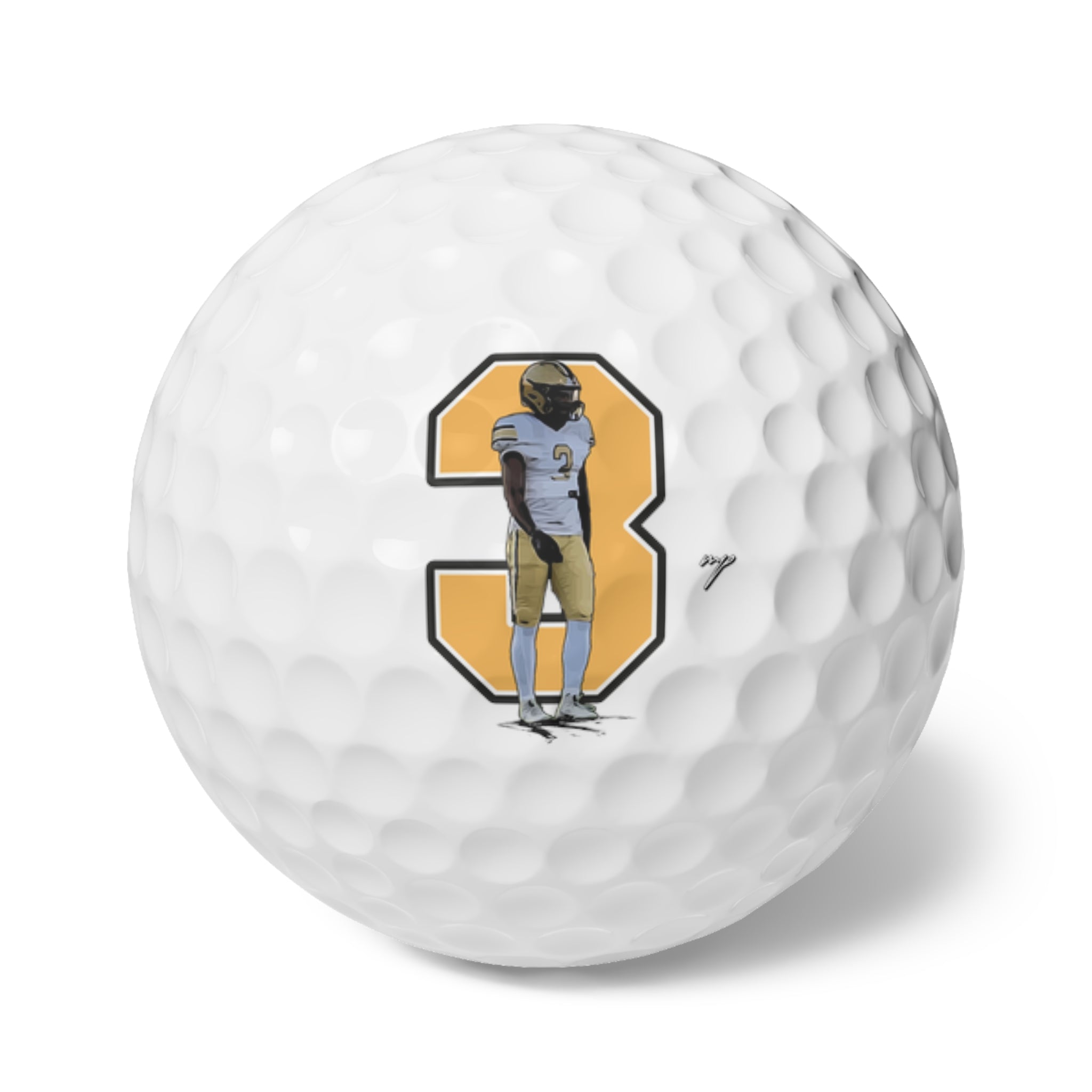 Braylon Coleman Golf Balls, 6pc