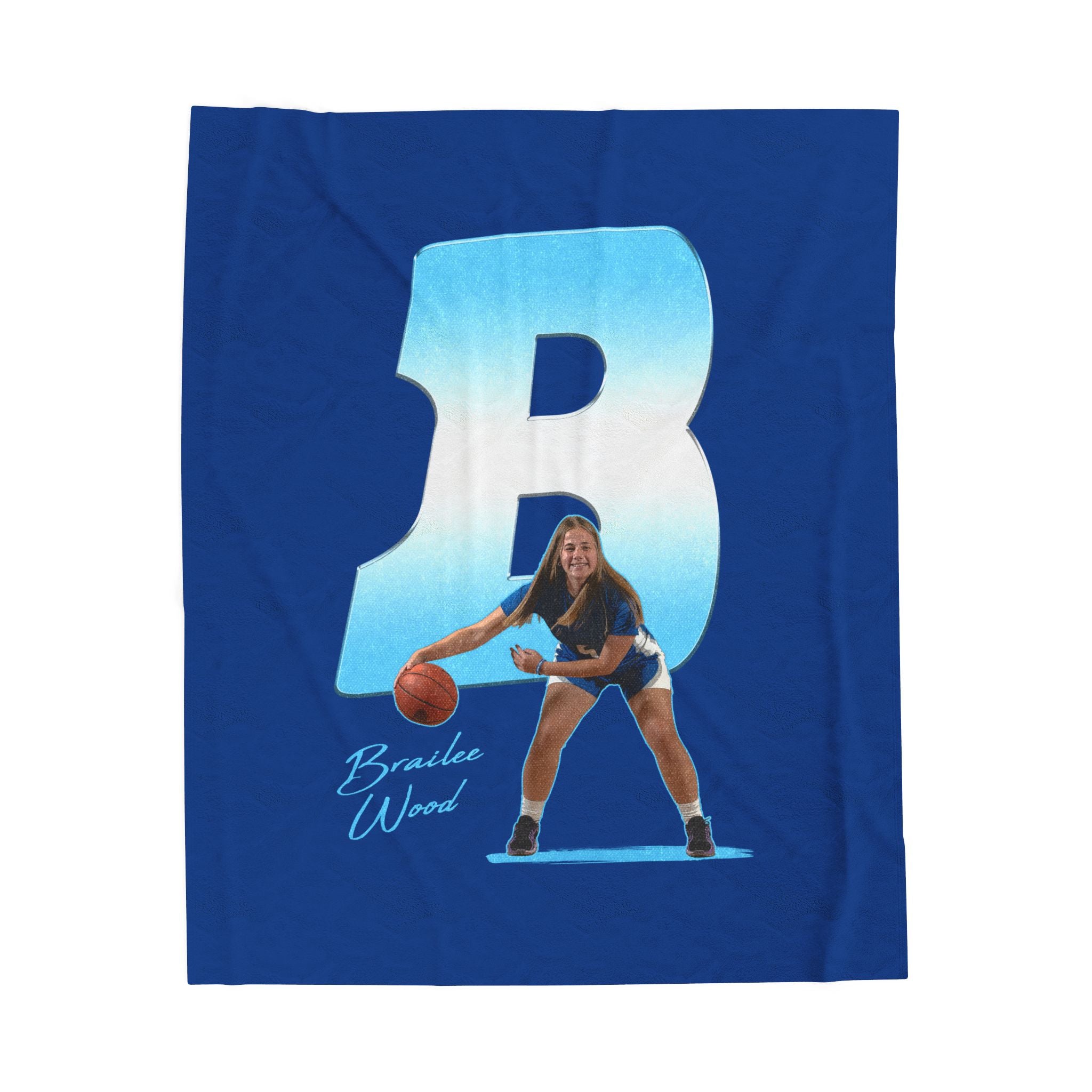 Brailee Wood Velveteen Plush Blanket