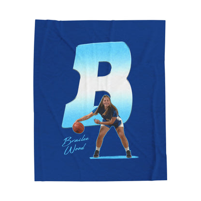 Brailee Wood Velveteen Plush Blanket