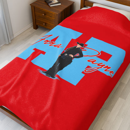 Anna Payne Velveteen Plush Blanket