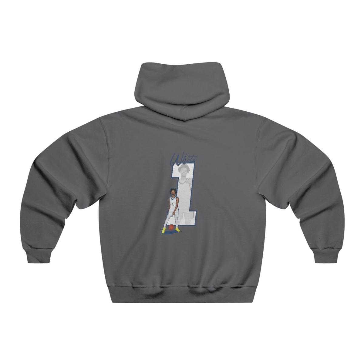 Rapheal White Vintage Hoodie