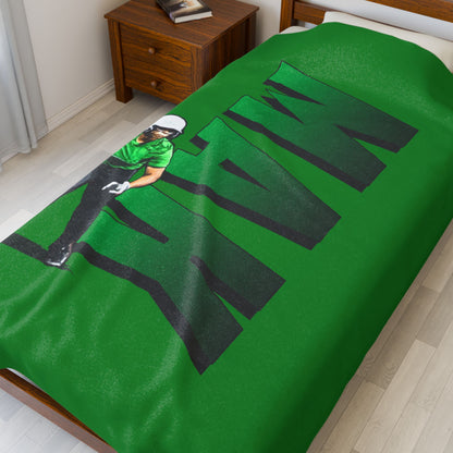 Makayla Taylor Velveteen Plush Blanket