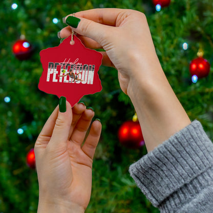 Hailey Peterson Ceramic Ornament
