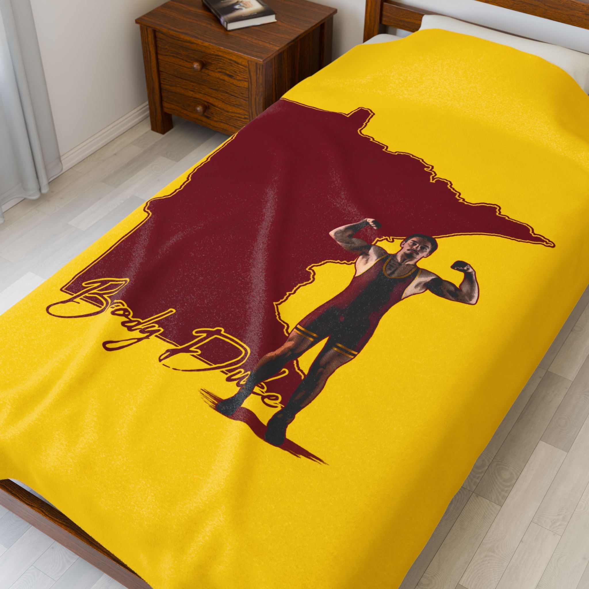 Brody Duke Velveteen Plush Blanket