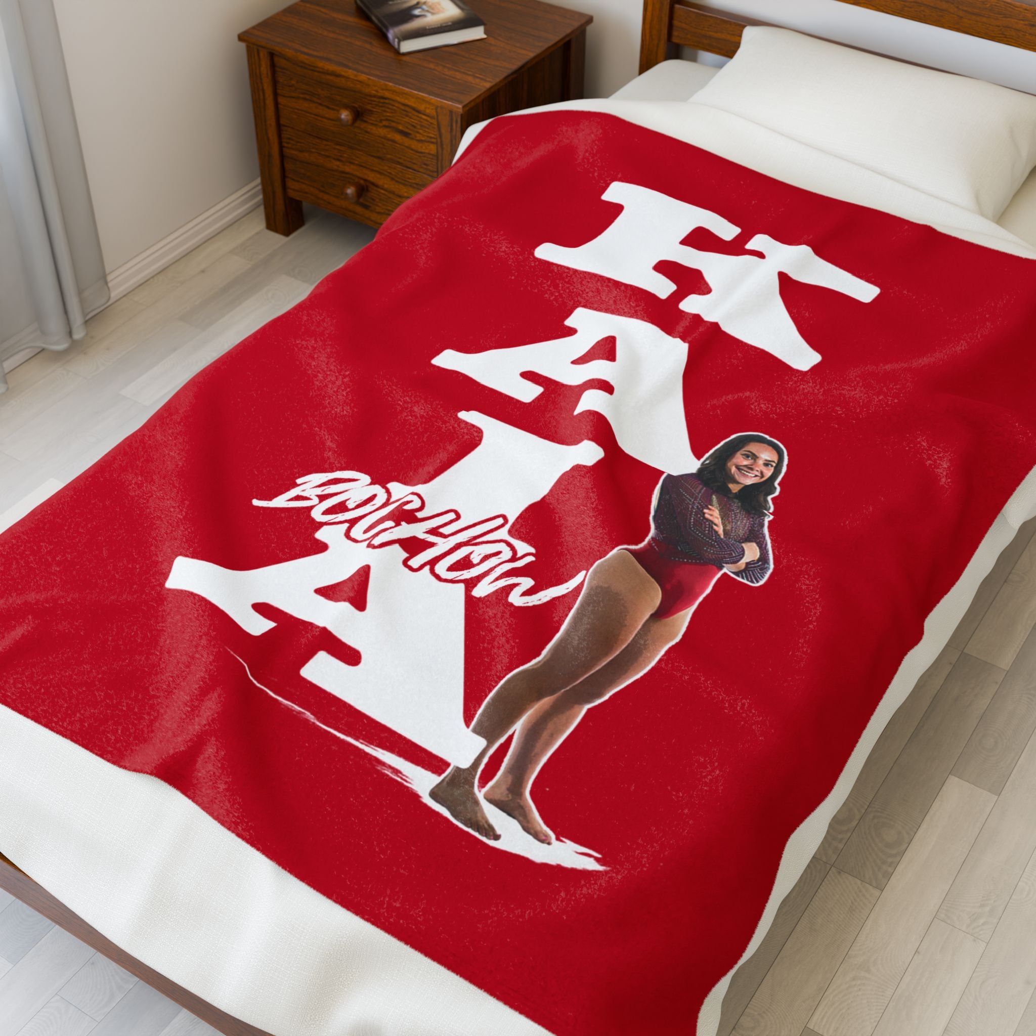 Kaia Bochow Velveteen Plush Blanket