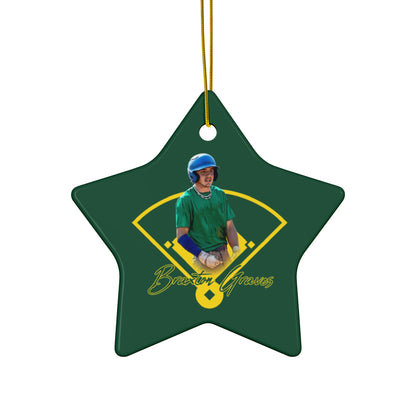 Braxton Graves Ceramic Ornament