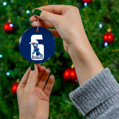 Kaelan Schultz Ceramic Ornament