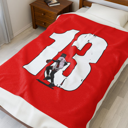 Michael Okello Velveteen Plush Blanket