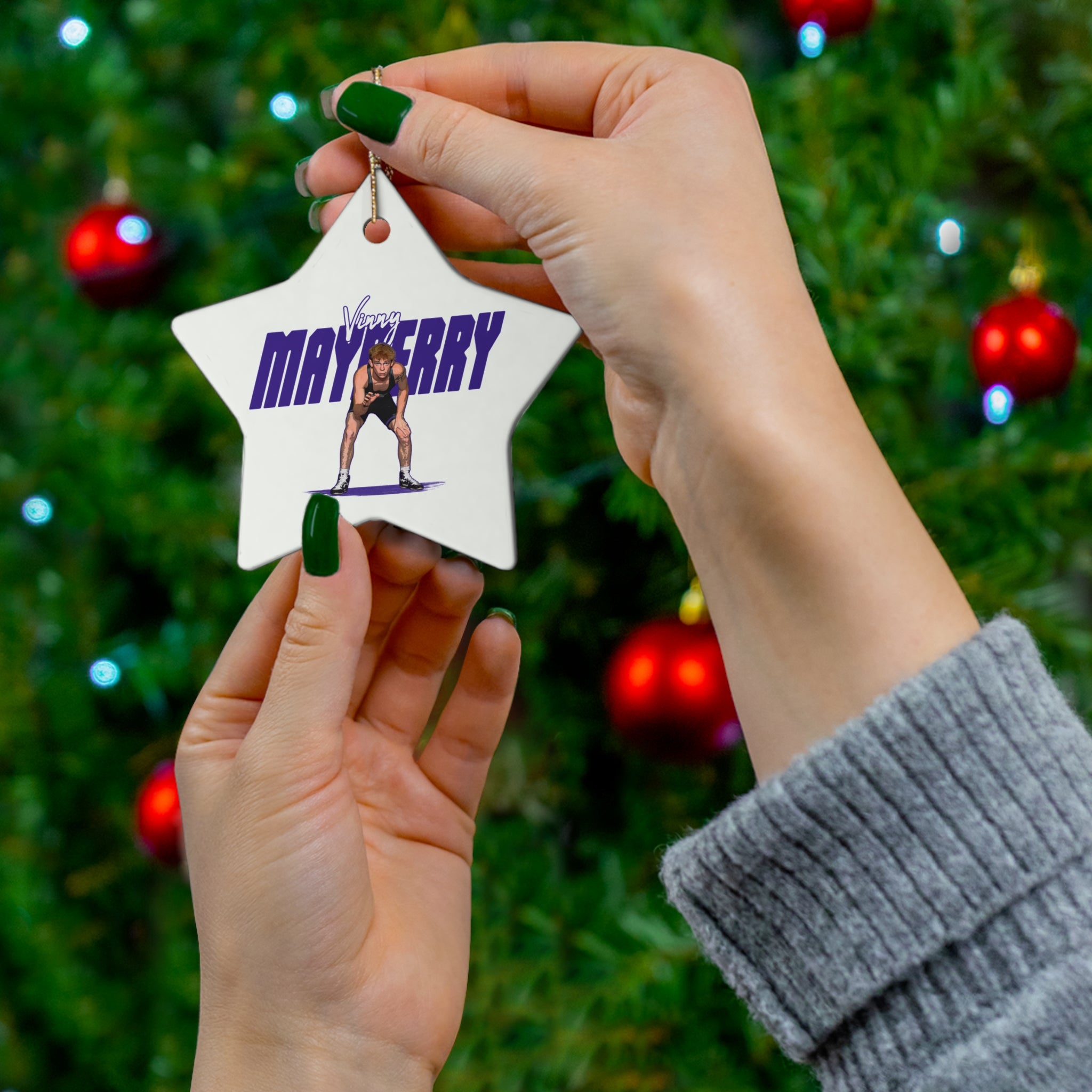 Vinny Mayberry Ceramic Ornament