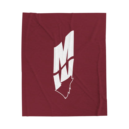 Mel Whitehead Velveteen Plush Blanket