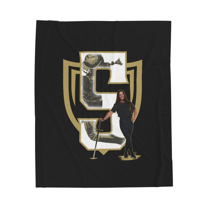Reagan Vokoun Velveteen Plush Blanket