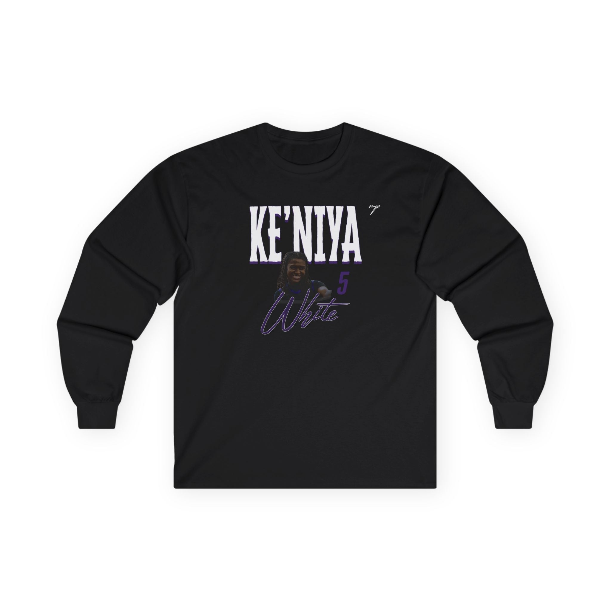 Ke'Niya White Long Sleeve Tee
