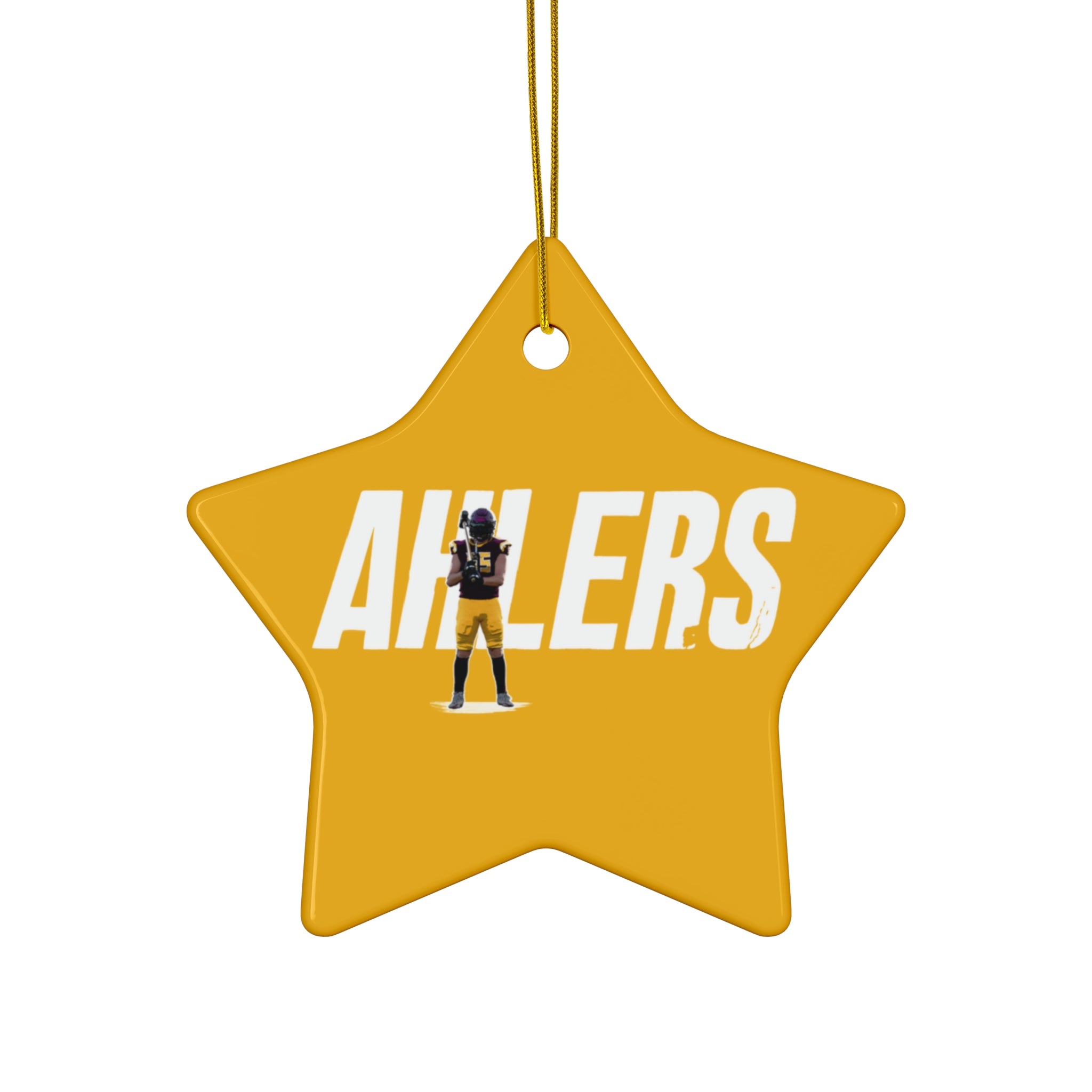 Logan Ahlers Ceramic Ornament