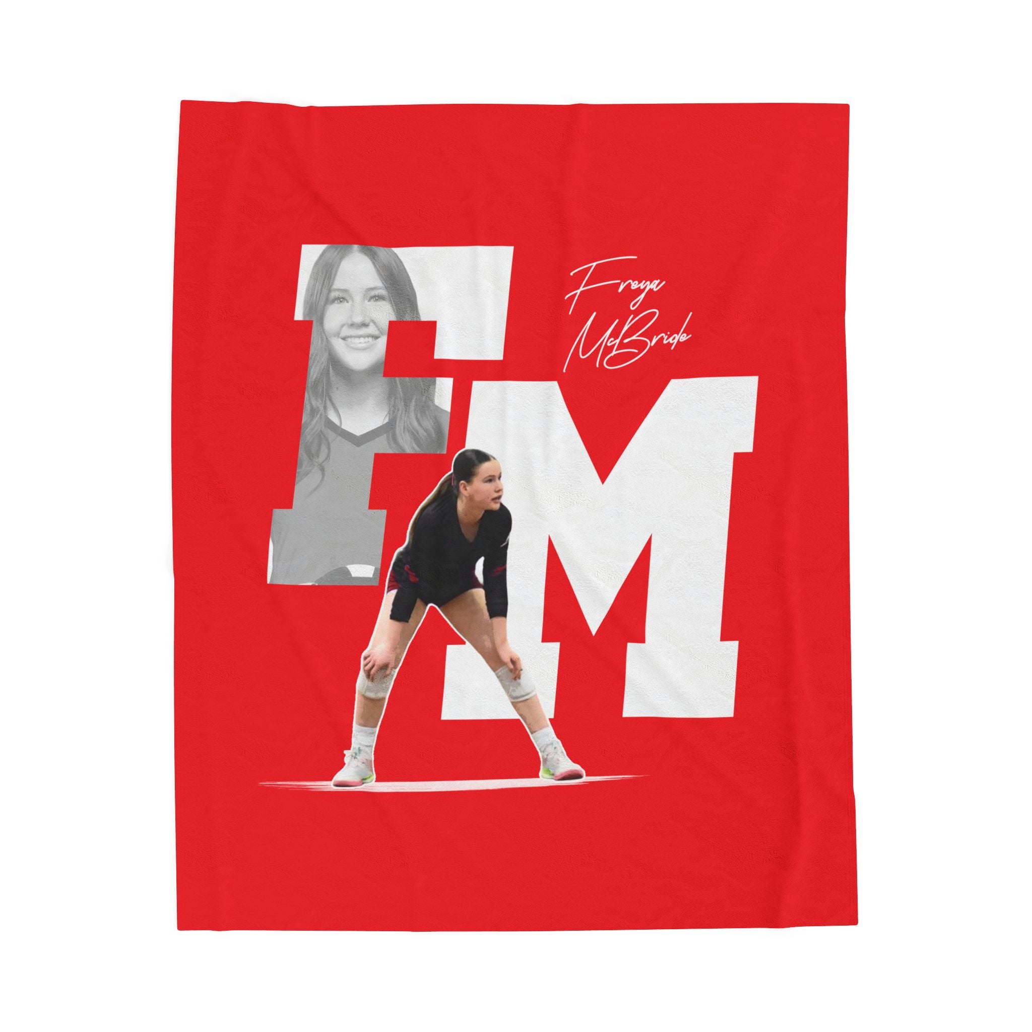 Freya McBride Velveteen Plush Blanket