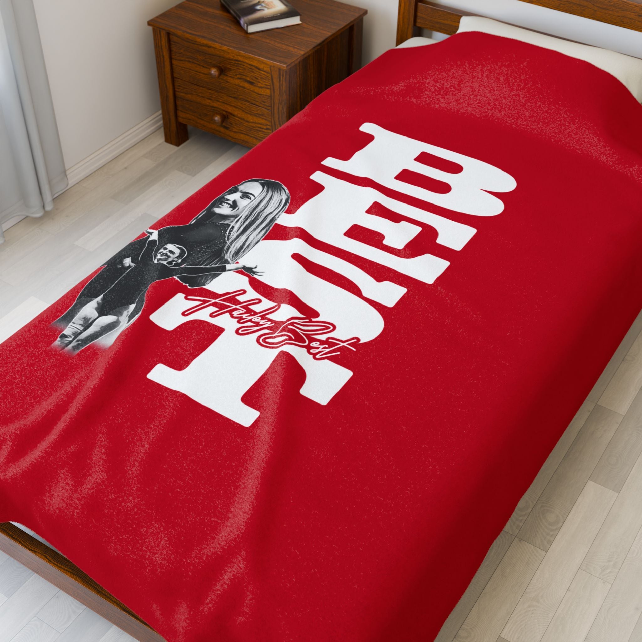 Hailey Best Velveteen Plush Blanket