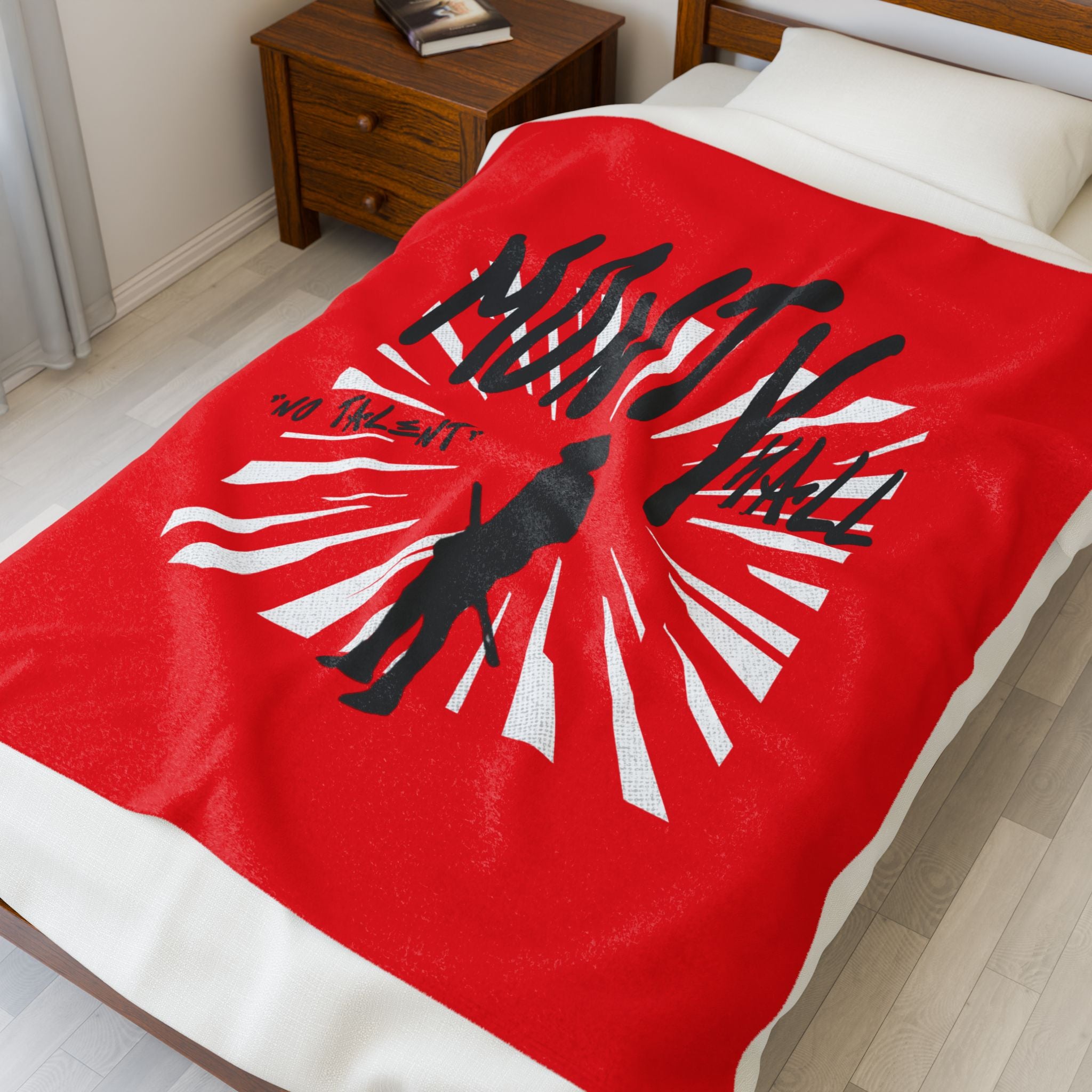 M. Hall Velveteen Plush Blanket