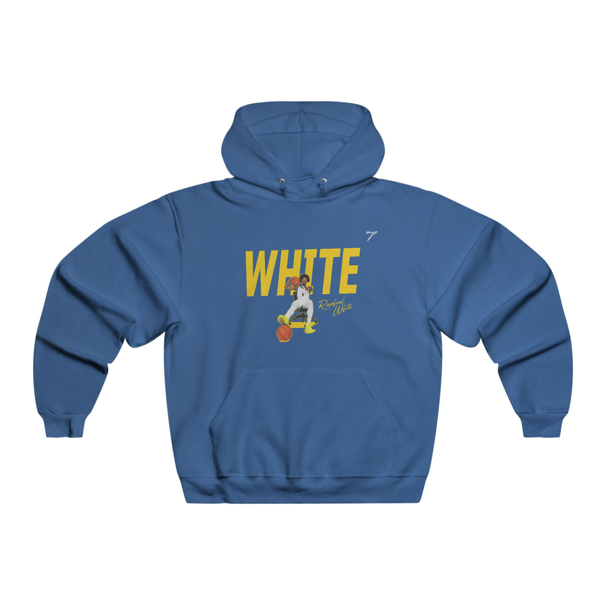 Rapheal White Vintage Hoodie