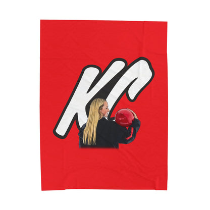 Karina Capron Velveteen Plush Blanket