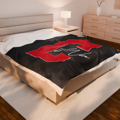 Corwin Allard Velveteen Plush Blanket