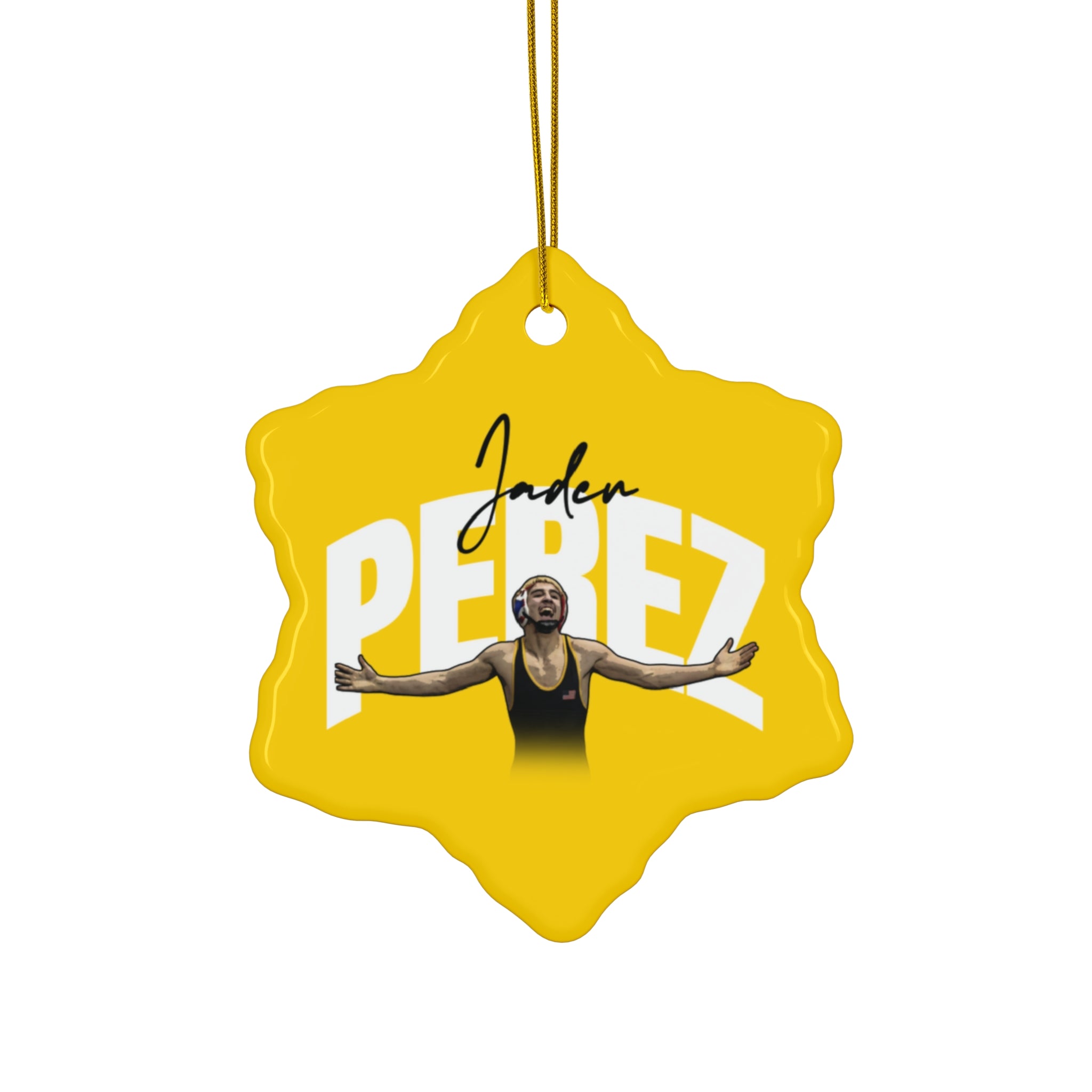 Jaden Perez Ceramic Ornament
