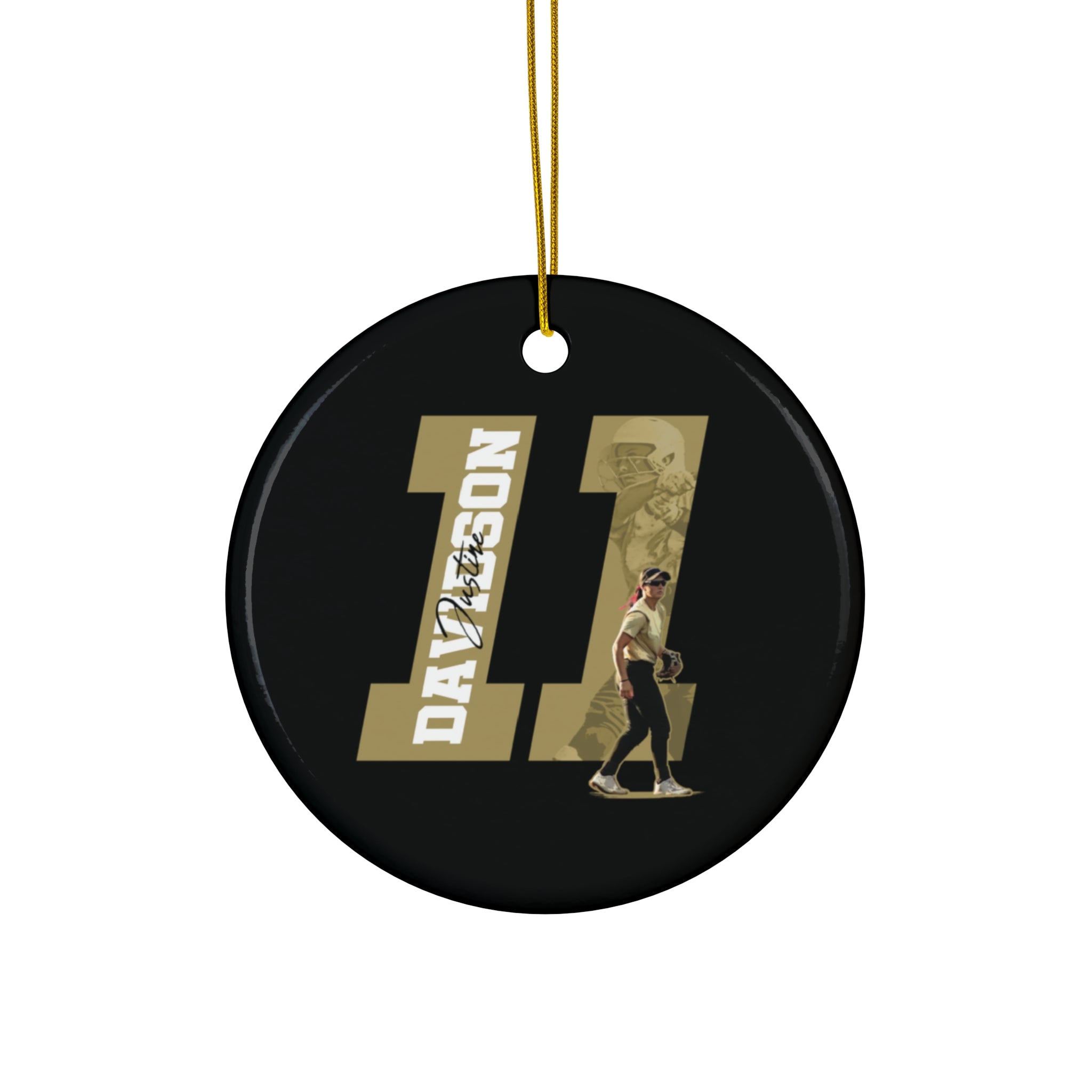 Justine Davidson Ceramic Ornament