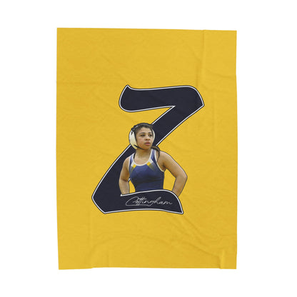Zariah Cottingham Velveteen Plush Blanket