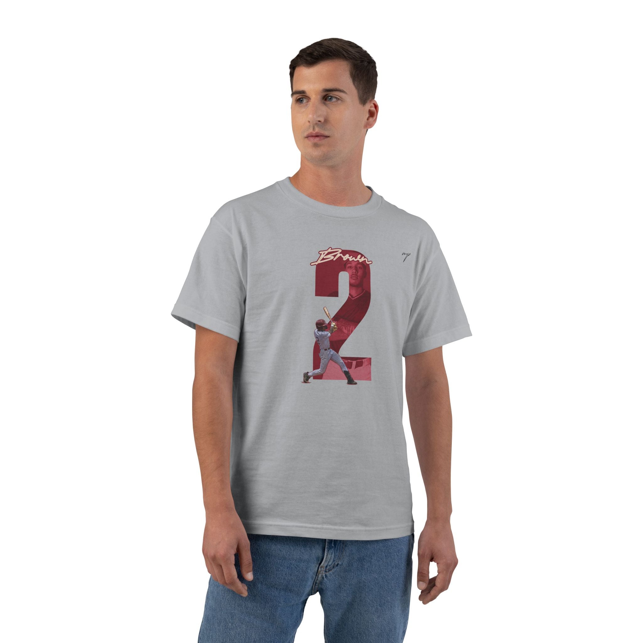 Xay Brown Vintage Tee