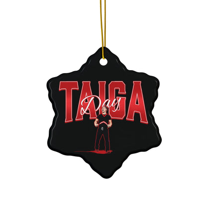 Taiga Day Ceramic Ornament